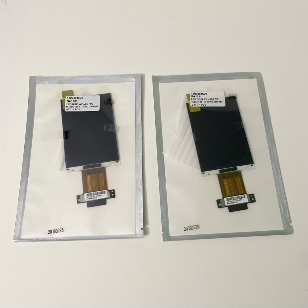 2x LCD Display Screen for Nissan Qashqai X-TRAIL T31 Radio